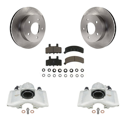 Kit de Rotor d'étrier de frein avant et de plaquettes en céramique, pour Chevrolet Astro GMC Safari AW