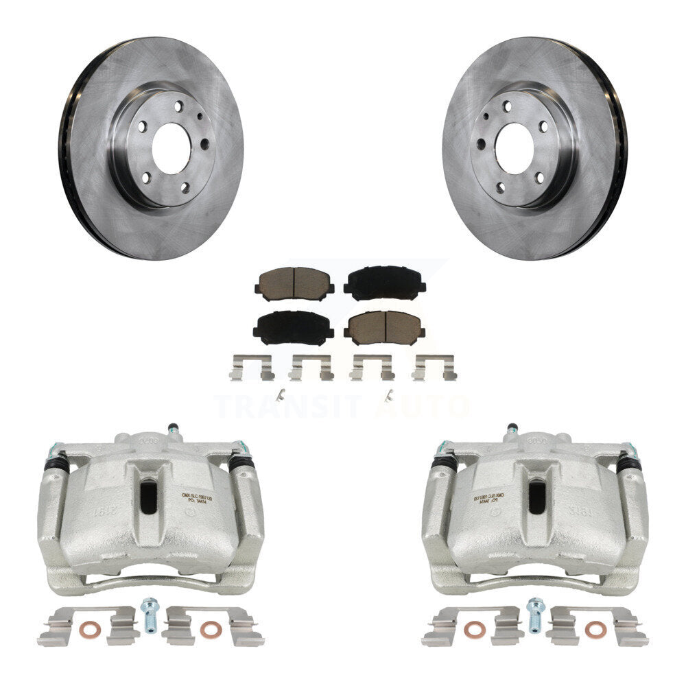 Kit de rotors d'étrier de frein à disque avant et de plaquettes en céramique pour Mazda CX-5 2013 – 2015