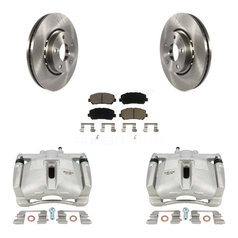 Kit de rotors d'étrier de frein à disque avant et de plaquettes en céramique pour Mazda CX-5 KC8-100290C