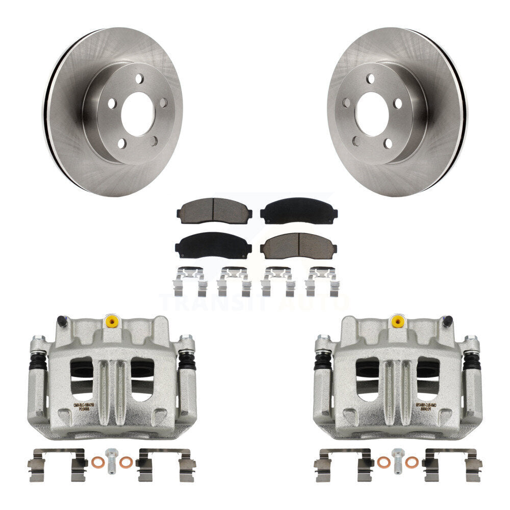 Rotor d'étrier de frein à disque avant et Kit de plaquettes en céramique pour Ford Ranger Mazda B4000 4W