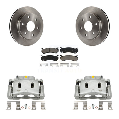 Rotors d'étrier de frein à disque avant et Kit de plaquettes en céramique pour Chevrolet Silverado 150