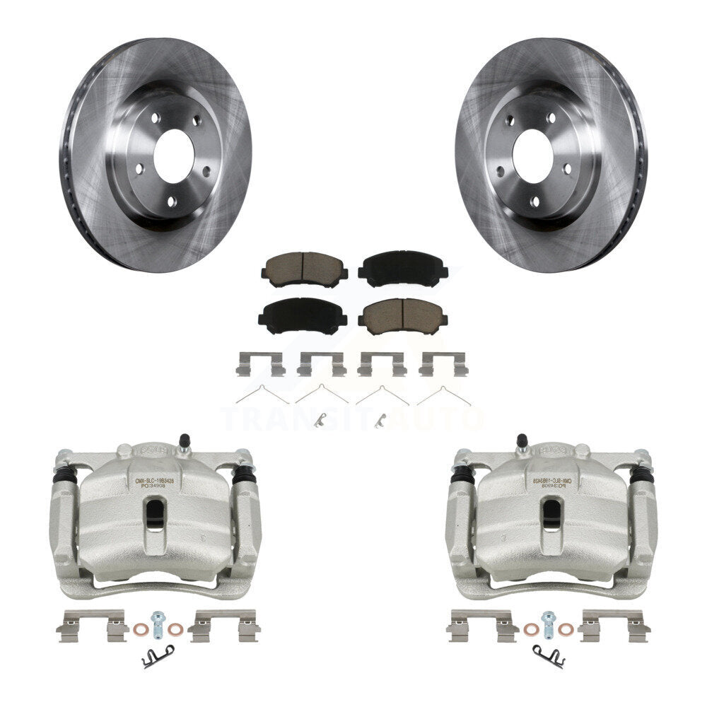 Kit de rotors d'étrier de frein à disque avant et de plaquettes en céramique pour Nissan Rogue Select