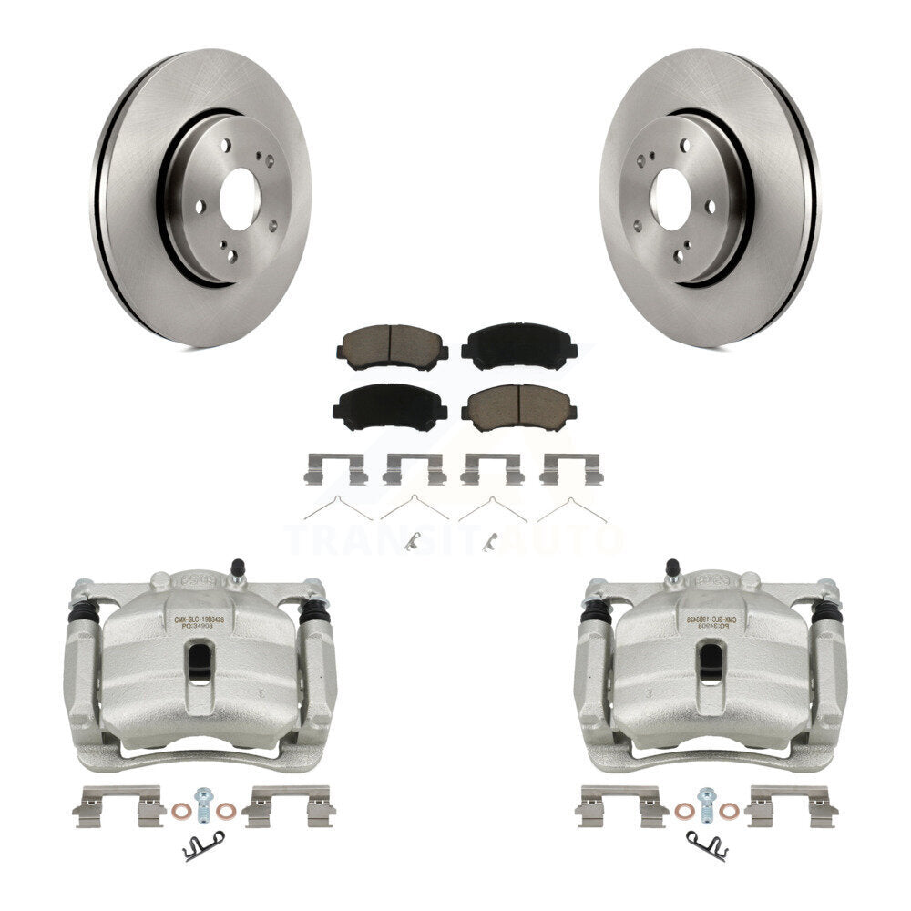 Rotors d’étrier de frein à disque avant et kit de plaquettes en céramique pour Suzuki Kizash 2010-2013