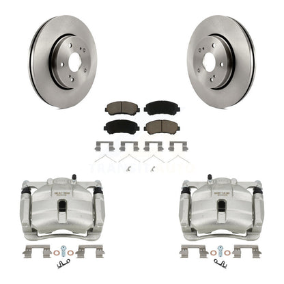 Rotors d’étrier de frein à disque avant et kit de plaquettes en céramique pour Suzuki Kizash 2010-2013