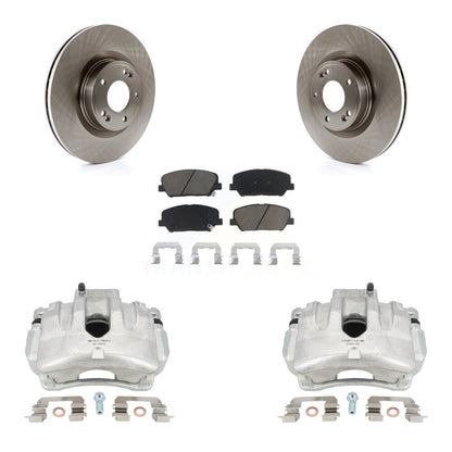 Kit de rotors d'étrier de frein à disque avant et de plaquettes en céramique pour Hyundai Genesis Coupé