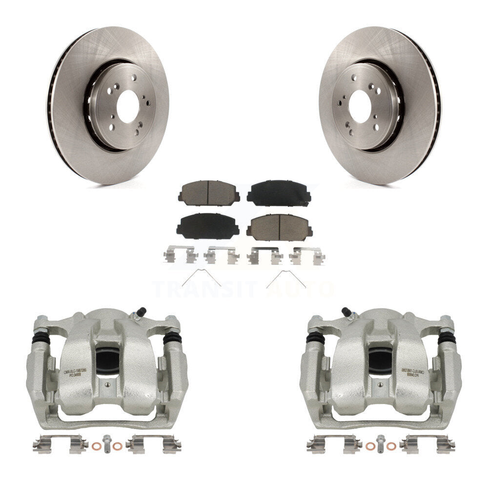 Kit de rotors d'étrier de frein à disque avant et de plaquettes en céramique pour Acura RDX 2016-2018