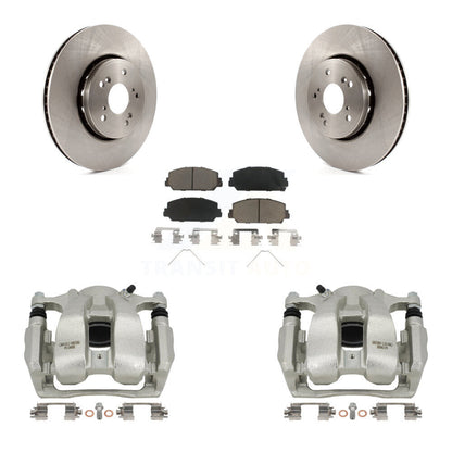 Kit de rotors d'étrier de frein à disque avant et de plaquettes en céramique pour Acura RDX 2016-2018