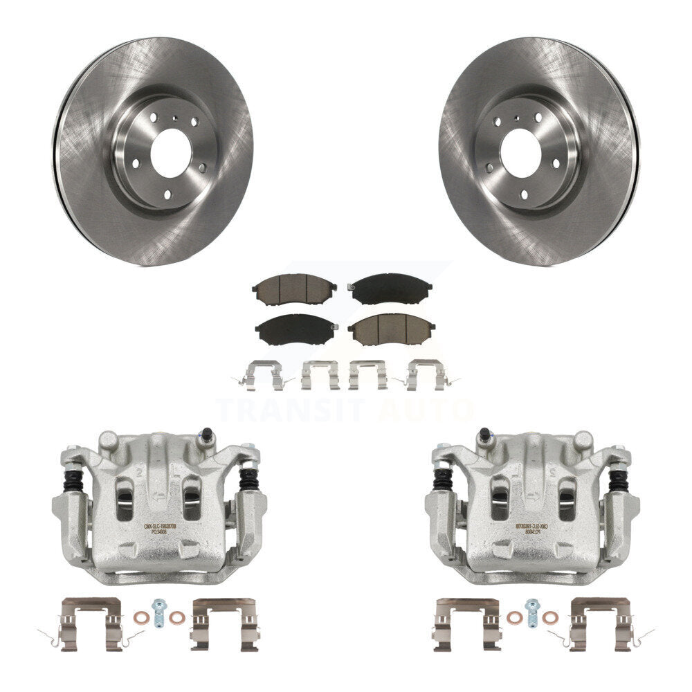 Rotors d'étrier de frein avant et Kit de plaquettes en céramique pour INFINITI Nissan Murano G37 EX3