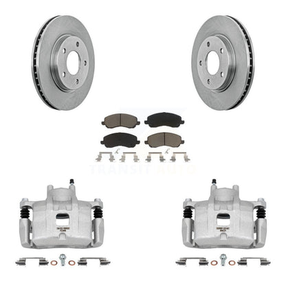 Kit de rotors d'étrier de frein à disque avant et de plaquettes en céramique pour Mitsubishi Lancer