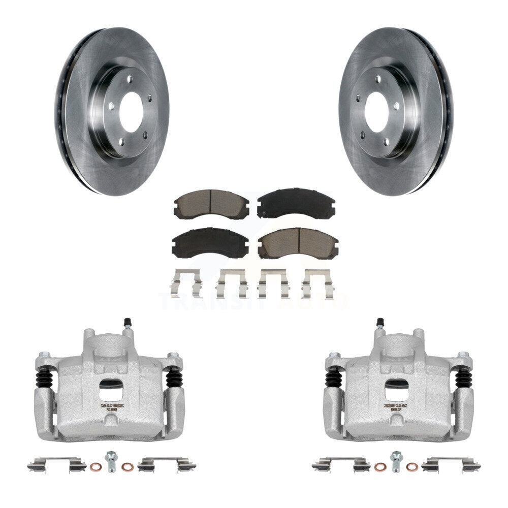 Kit de rotors d'étrier de frein à disque avant et de plaquettes en céramique pour Mitsubishi Lancer