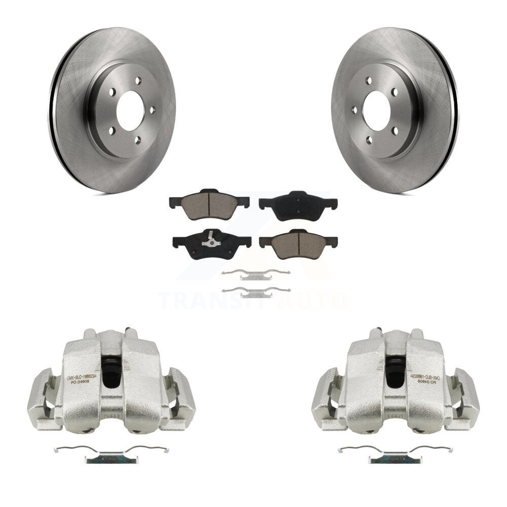 Rotor d'étrier de frein à disque avant et Kit de plaquettes en céramique pour Ford Escape Mercury Marine