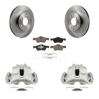 Rotor d'étrier de frein à disque avant et Kit de plaquettes en céramique pour Ford Escape Mazda Tribut