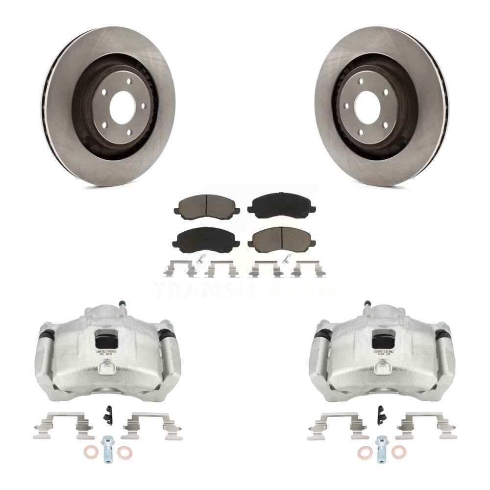 Kit de rotors d'étrier de frein avant et de plaquettes en céramique pour Chrysler 200 Dodge Avenge 2012