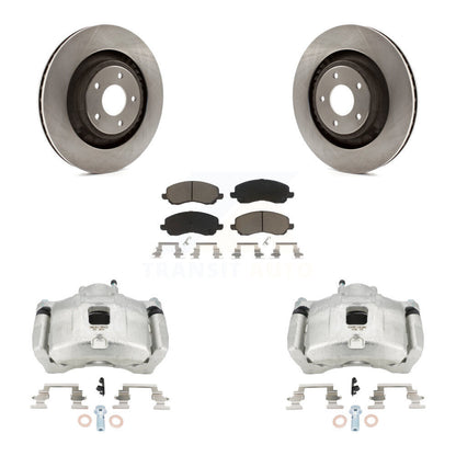 Kit de rotors d'étrier de frein avant et de plaquettes en céramique pour Chrysler 200 Dodge Avenge 2012