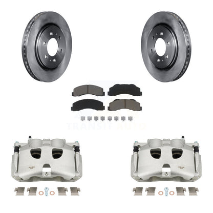Kit de rotors d'étrier de frein à disque avant et de plaquettes en céramique pour Ford F-150 KC8-100344C
