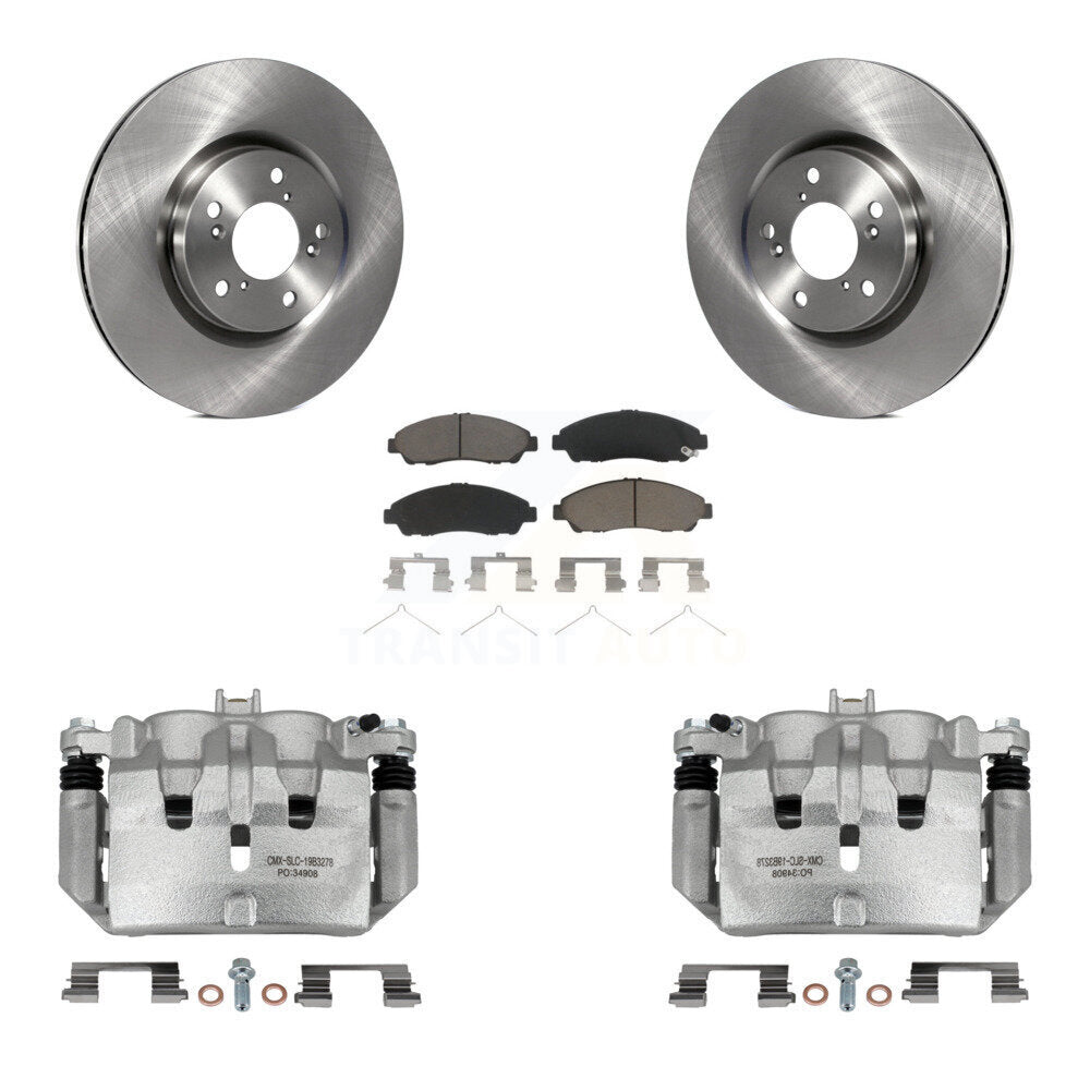 Kit de rotors d'étrier de frein à disque avant et de plaquettes en céramique pour Acura MDX ZDX