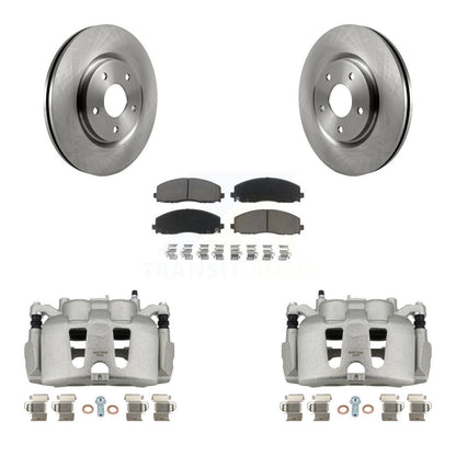 Kit de rotors d'étrier de frein à disque avant et de plaquettes en céramique pour Dodge Journe 2014-2020