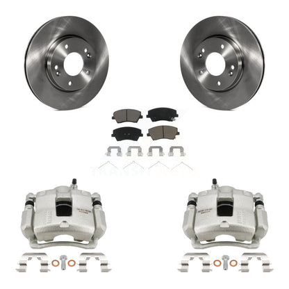 Kit de rotors d'étrier de frein à disque avant et de plaquettes en céramique pour Hyundai Elantra