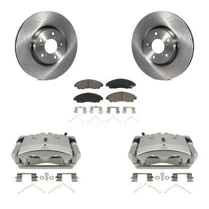 Kit de rotors d'étrier de frein à disque avant et de plaquettes en céramique pour Honda Pilot 2009-2015