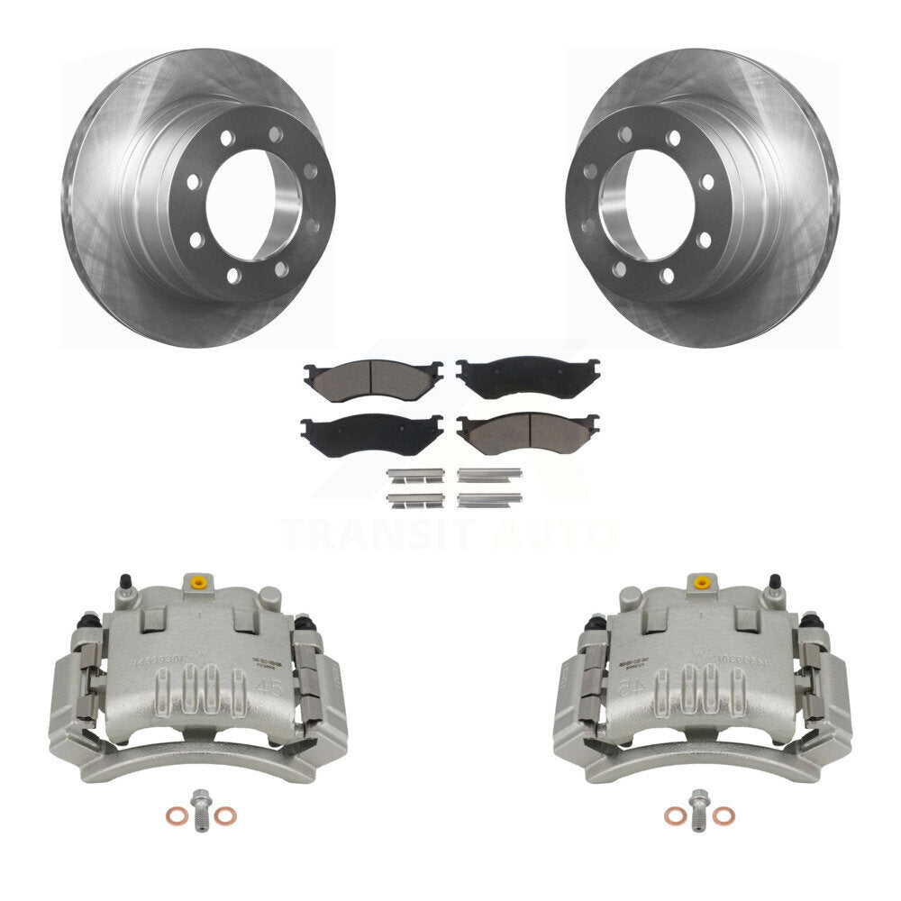 Rotors d'étrier de frein à disque arrière et Kit de plaquettes en céramique pour Dodge Ram 3500 2500 150