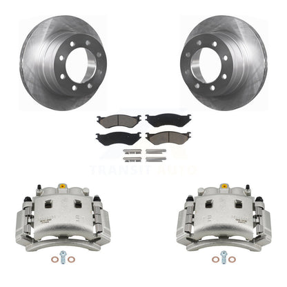 Kit de rotors d'étrier de frein à disque arrière et de plaquettes en céramique pour Dodge Ram 3500