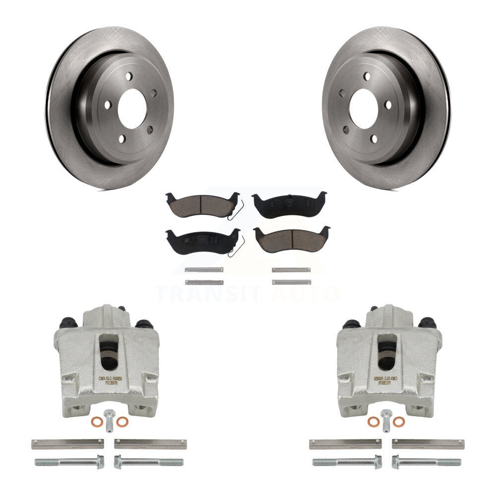 Kit de Rotor d'étrier de frein arrière et de plaquettes en céramique, pour Ford Crown Victoria Mercury Gran