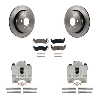 Kit de Rotor d'étrier de frein arrière et de plaquettes en céramique, pour Ford Crown Victoria Mercury Gran