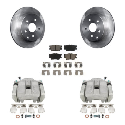 Kit de rotors d'étrier de frein à disque arrière et de plaquettes en céramique pour Toyota RAV4 KC8-100371C