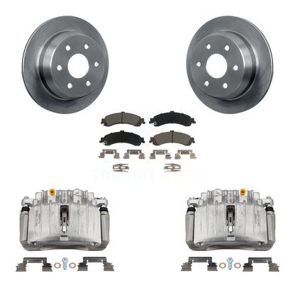 Rotors d'étrier de frein arrière et kit de plaquettes en céramique pour Chevrolet Suburban 2002 1500 4W