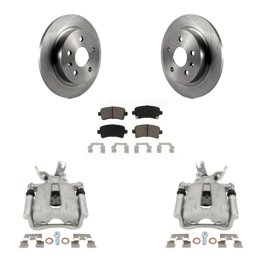 Kit de rotors d'étrier de frein à disque arrière et de plaquettes en céramique pour Chevrolet Malibu Limite