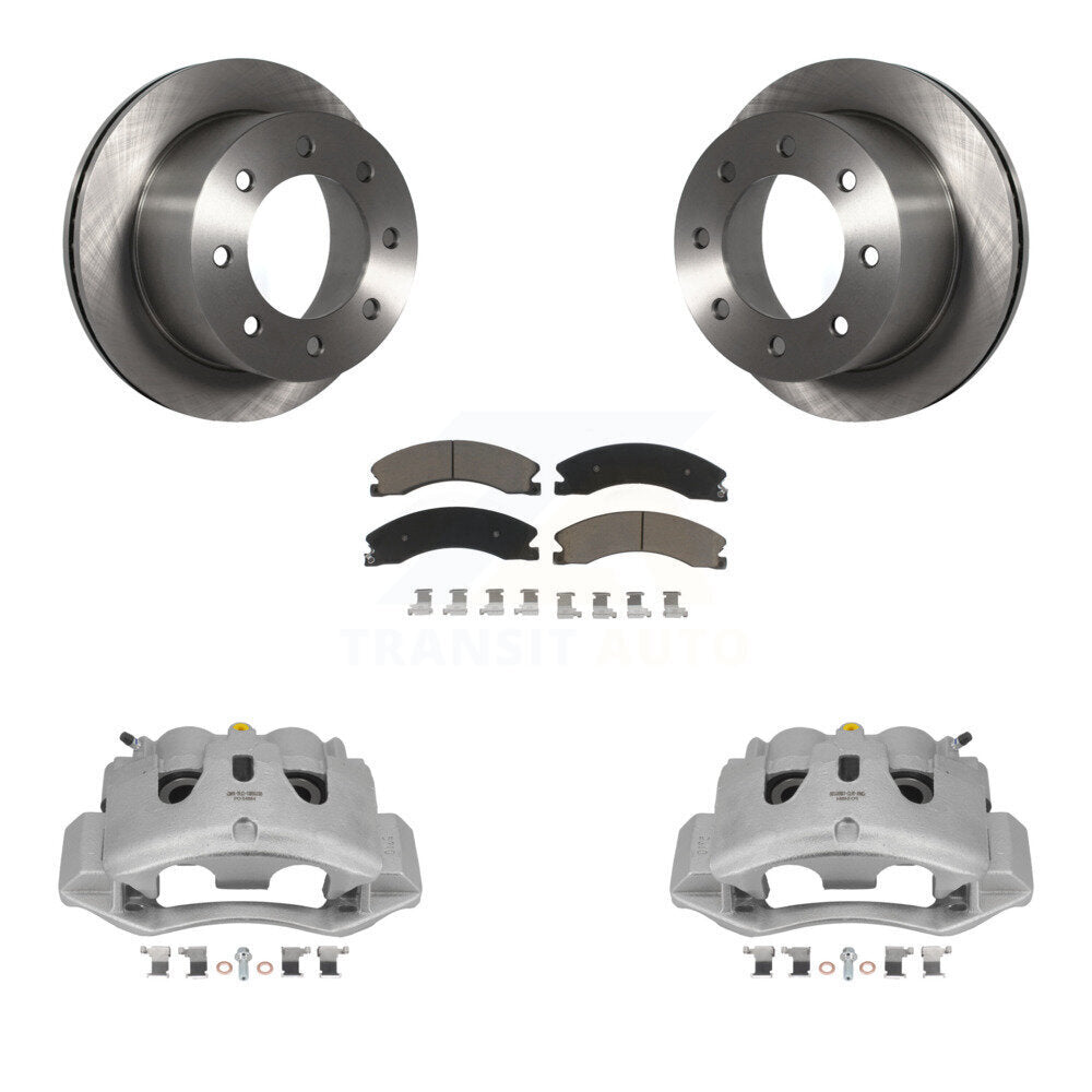 Rotor d'étrier de frein à disque arrière et Kit de plaquettes en céramique pour GMC Sierra 3500 HD Chevrole