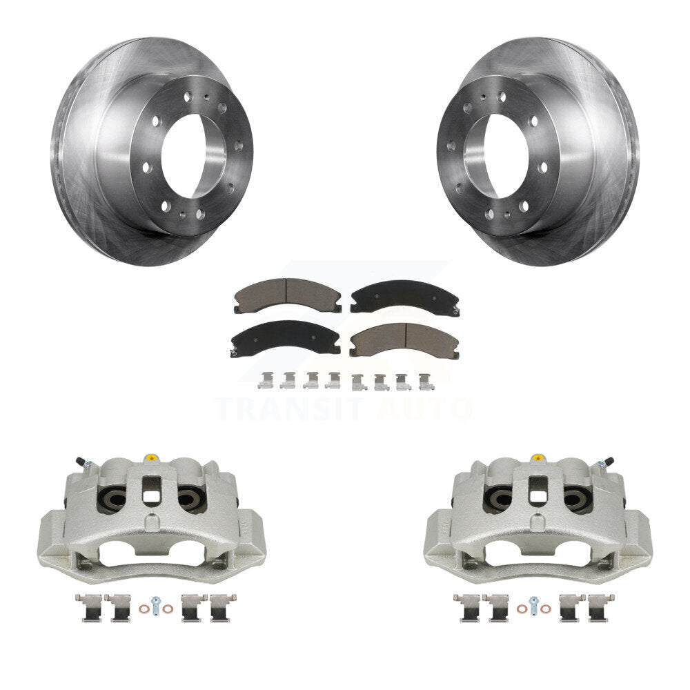 Kit de Rotor d'étrier de frein arrière et de plaquettes en céramique, pour GMC Chevrolet Sierra 2500 HD 350