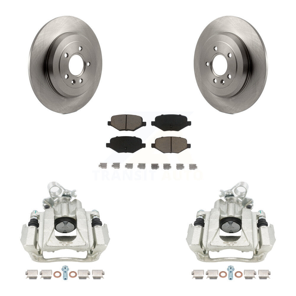 Rotor d'étrier de frein arrière et Kit de plaquettes en céramique pour Ford Explorer Flex Taurus Lincol