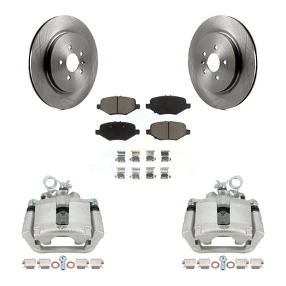 Rotors d'étrier de frein arrière et Kit de plaquettes en céramique pour Ford Explorer Flex Taurus Polic