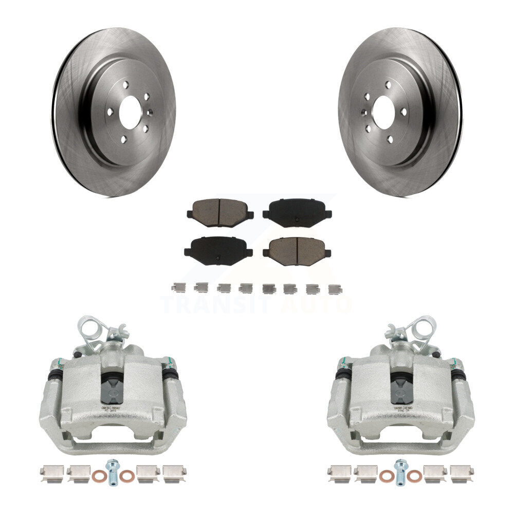 Rotors d'étrier de frein arrière et Kit de plaquettes en céramique pour Ford Explorer Police Intercepto