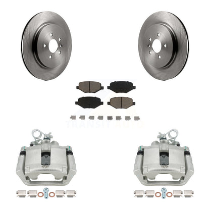 Rotors d'étrier de frein arrière et Kit de plaquettes en céramique pour Ford Explorer Police Intercepto