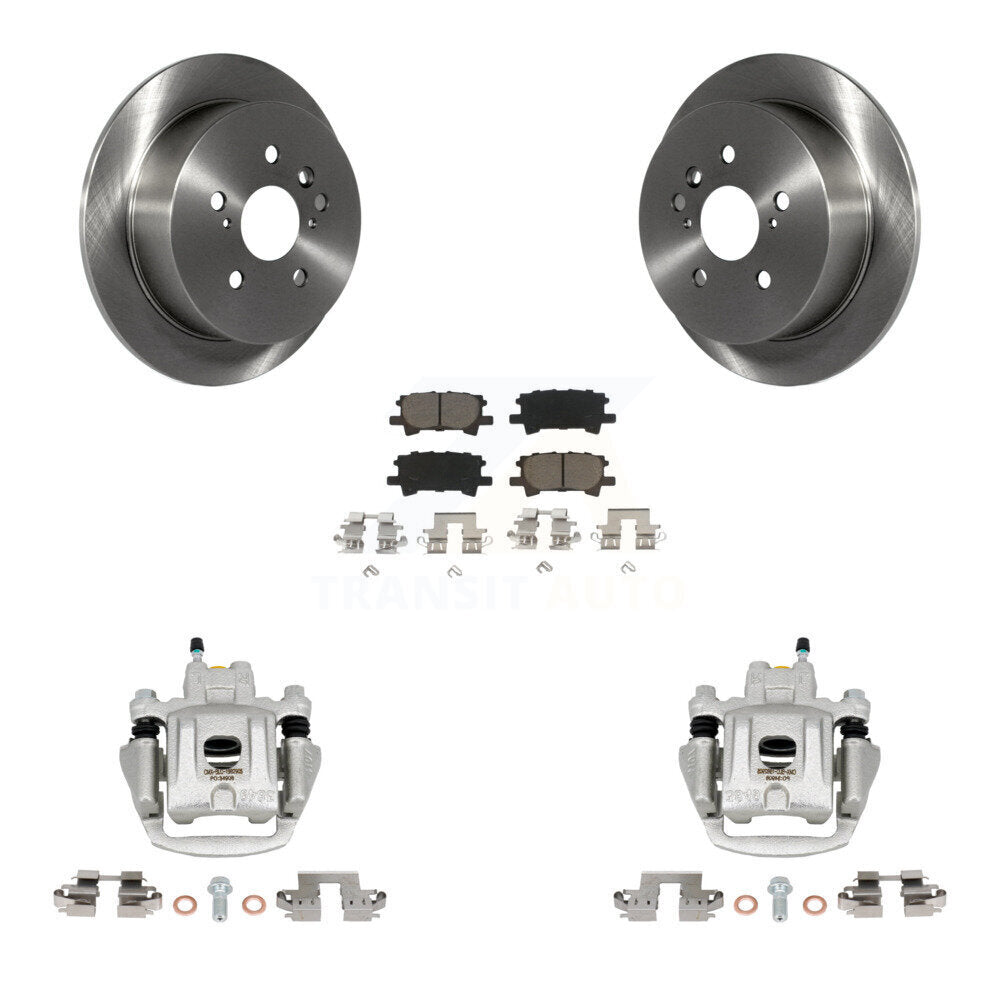 Kit de rotors d'étrier de frein à disque arrière et de plaquettes en céramique pour Toyota Highlander