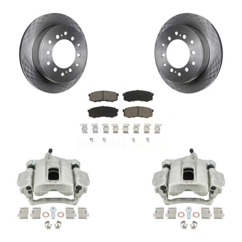 Rotors d’étrier de frein à disque arrière et kit de plaquettes en céramique pour Toyota FJ Cruise 2010-2014