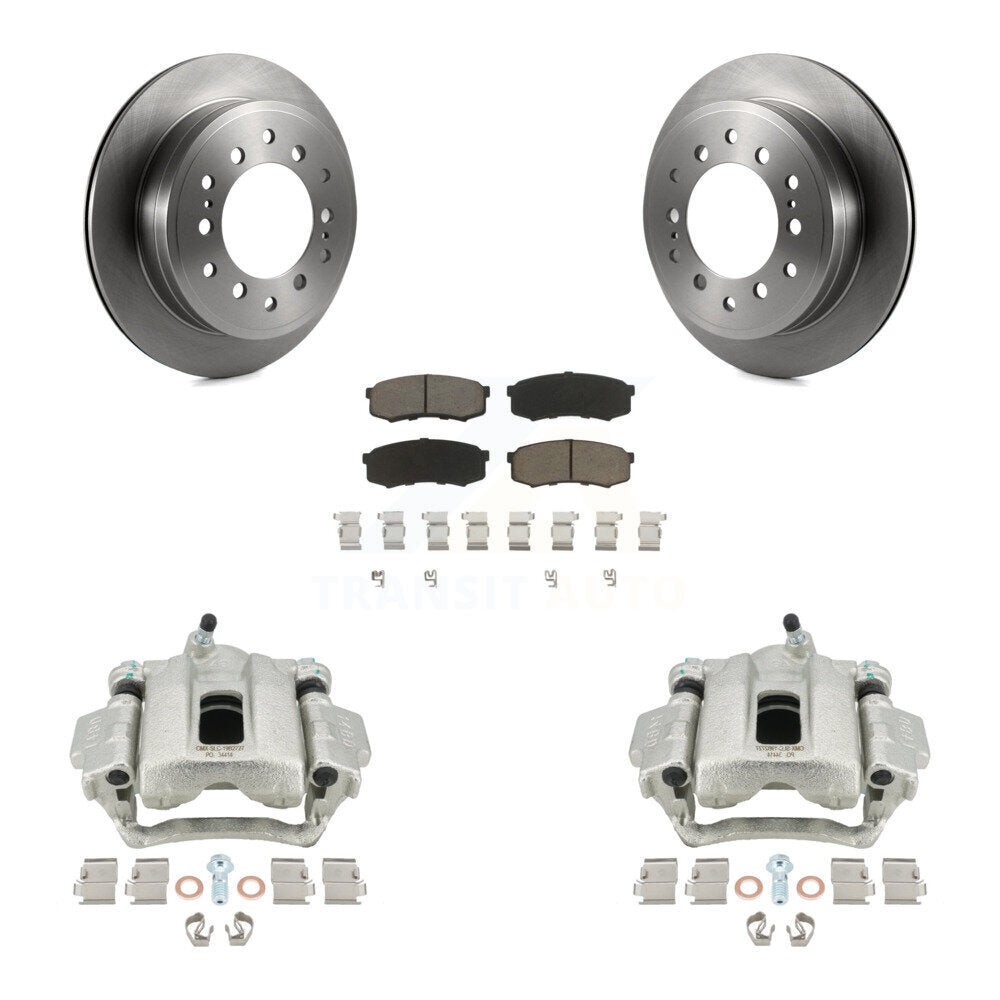Rotors d'étrier de frein à disque arrière et Kit de plaquettes en céramique pour Toyota 4Runner FJ Cruise