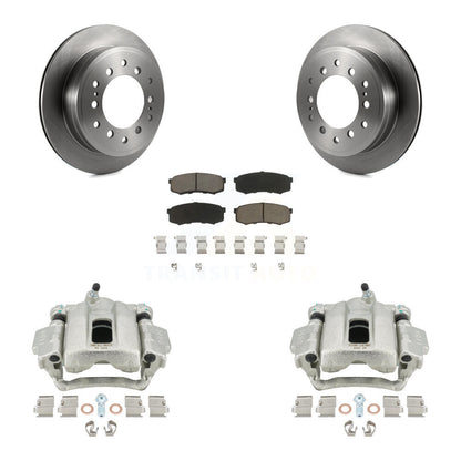 Rotors d'étrier de frein à disque arrière et Kit de plaquettes en céramique pour Toyota 4Runner FJ Cruise