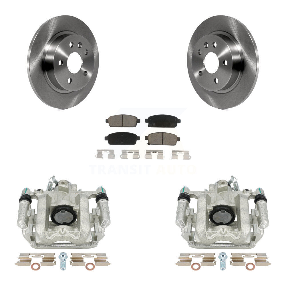 Kit de rotors d'étrier de frein à disque arrière et de plaquettes en céramique pour Chevrolet Cruze Limited