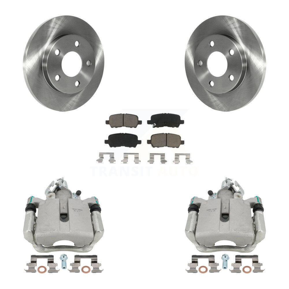 Rotor d'étrier de frein arrière et Kit de plaquettes en céramique pour Buick Chevrolet Impala LaCross