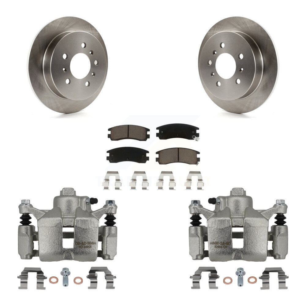 Rotor d'étrier de frein arrière et Kit de plaquettes en céramique pour Chevrolet Impala Buick LaCross