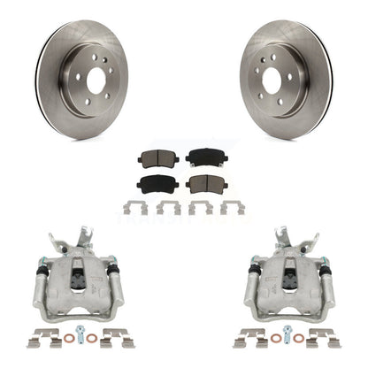 Kit de rotors d'étrier de frein à disque arrière et de plaquettes en céramique pour Chevrolet Malibu Limite