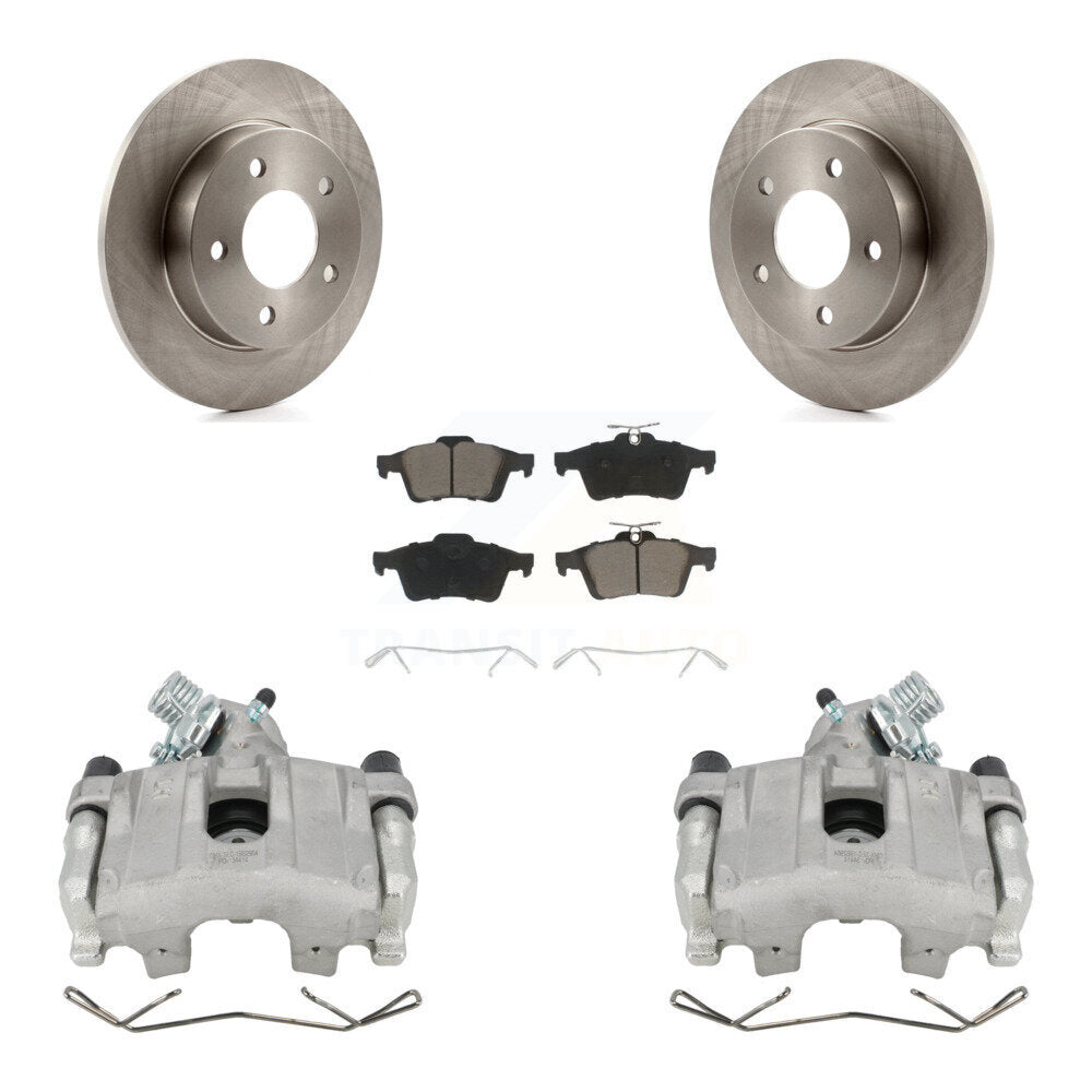 Kit de rotors d'étrier de frein à disque arrière et de plaquettes en céramique pour Mazda 3 Sport