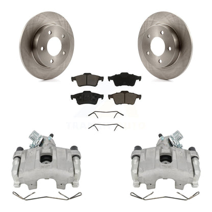 Kit de rotors d'étrier de frein à disque arrière et de plaquettes en céramique pour Mazda 3 2.0L 2004 – 2005