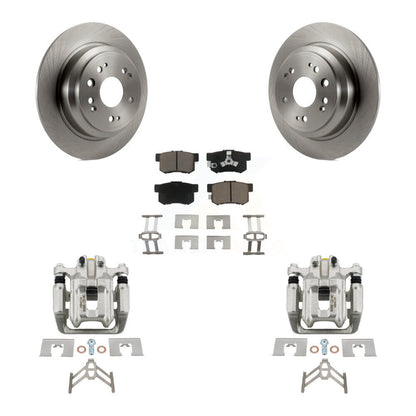 Rotors d'étrier de frein à disque arrière et Kit de plaquettes en céramique pour Honda Crosstou 2012 – 2015