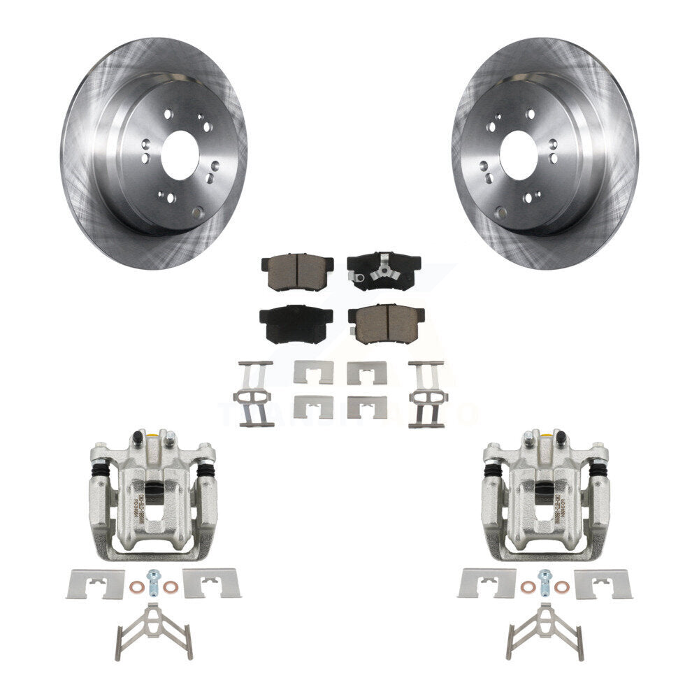 Kit de rotors d'étrier de frein à disque arrière et de plaquettes en céramique pour Honda CR-V Acura RDX