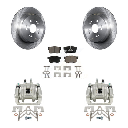 Kit de rotors d'étrier de frein à disque arrière et de plaquettes en céramique pour Honda CR-V Acura RDX