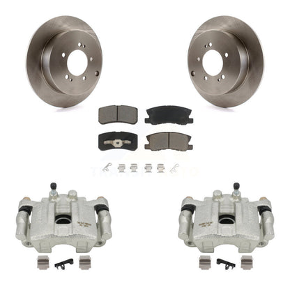 Kit de rotors d'étrier de frein à disque arrière et de plaquettes en céramique pour Mitsubishi Outlander